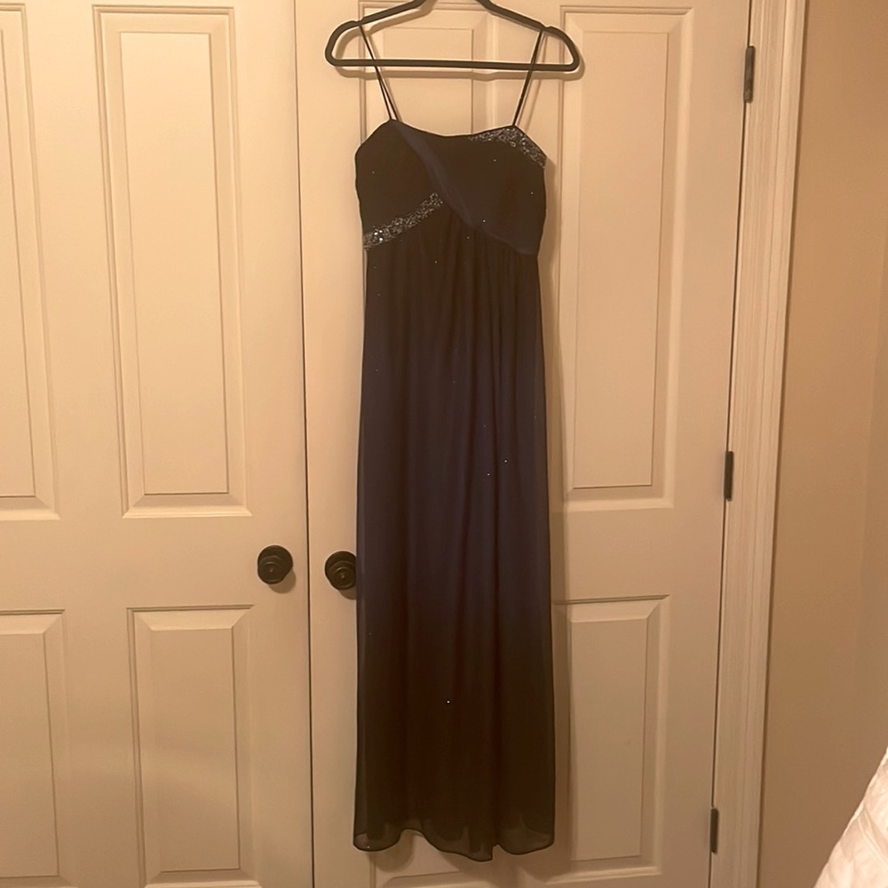 Navy Blue Evening Gown, Size 8